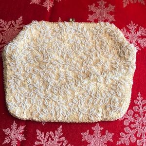 Beautiful vintage beaded clutch